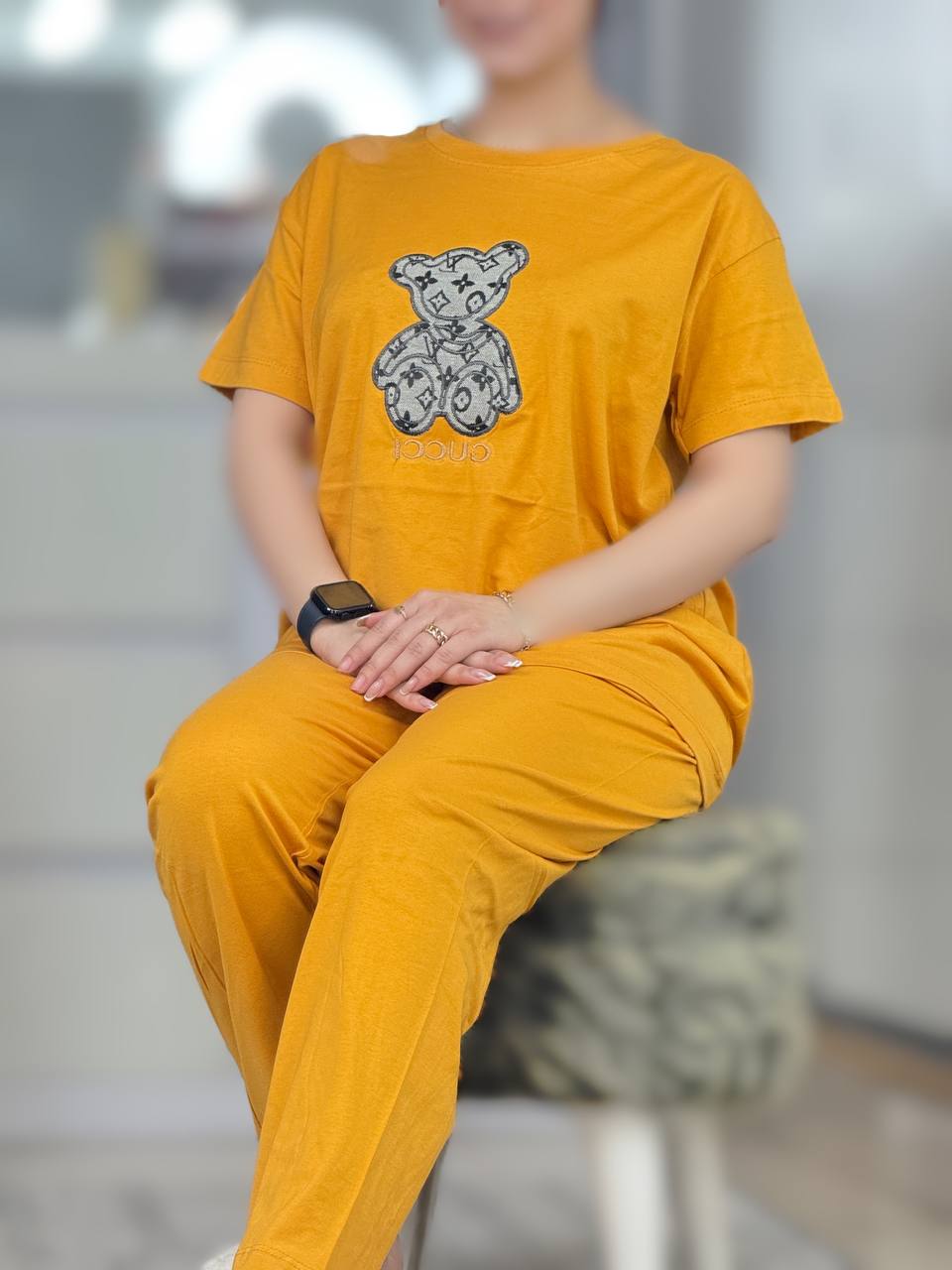 ست گوچی رنگی قواره دار ۵۸۱۴